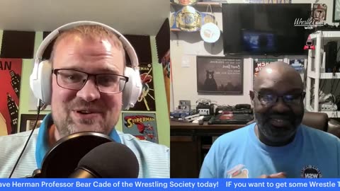 Wrestle Talk with Arabbidb3aver: host The Professor Bear