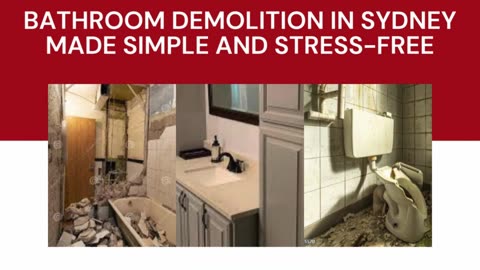 Bathroom Demolition in Sydney Made Simple and Stress-Free