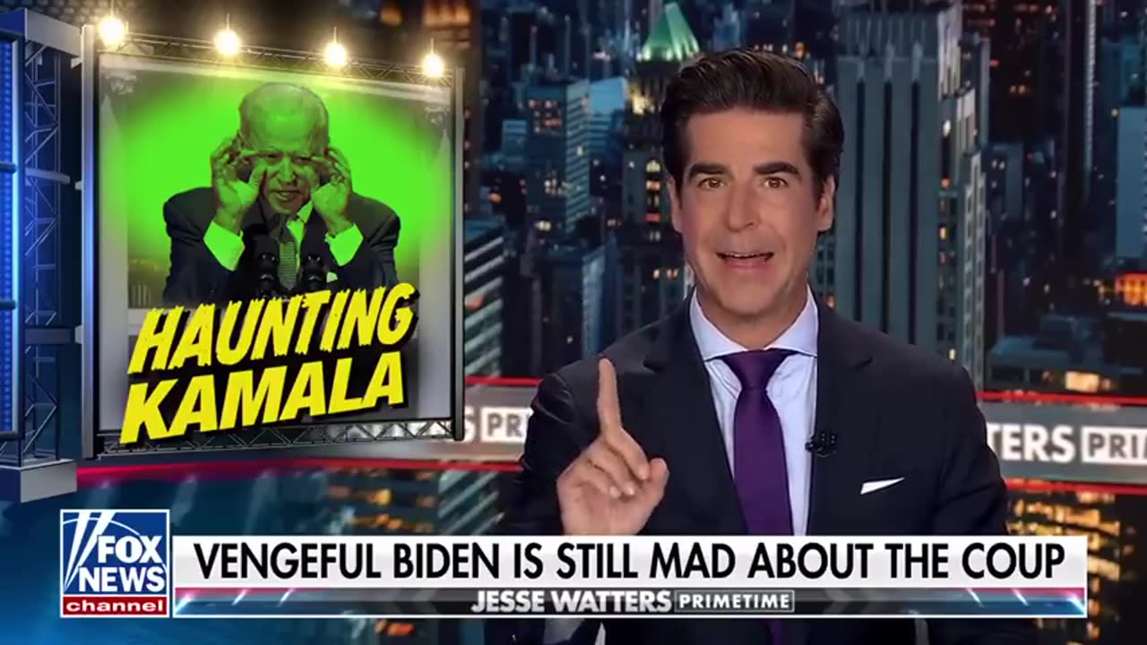 Jesse Watters If you’re the Harris campaign, it’s like Biden is ‘haunting you from the grave’