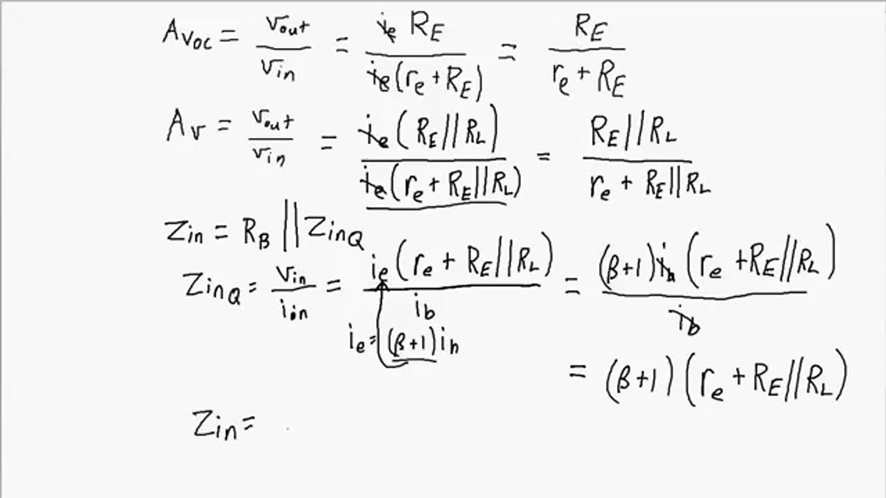 Common Collector Amplifier -