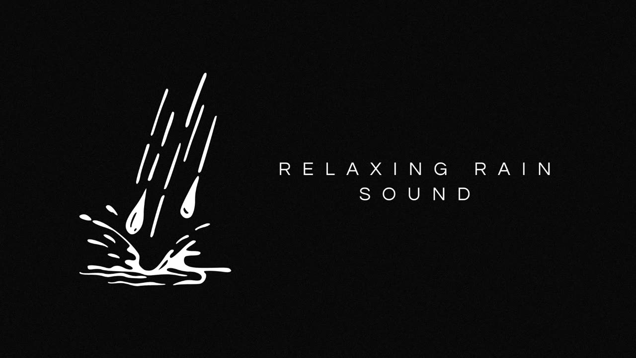 Relaxing sound of rain