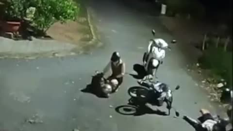 Accident !! Road rage !!