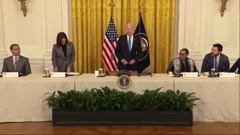 Biden Tells Awkward Joke That Leaves Room Silent