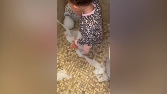 Try Not To Laugh : When baby in the Bathroom and Funny Situations | Funny Videos
