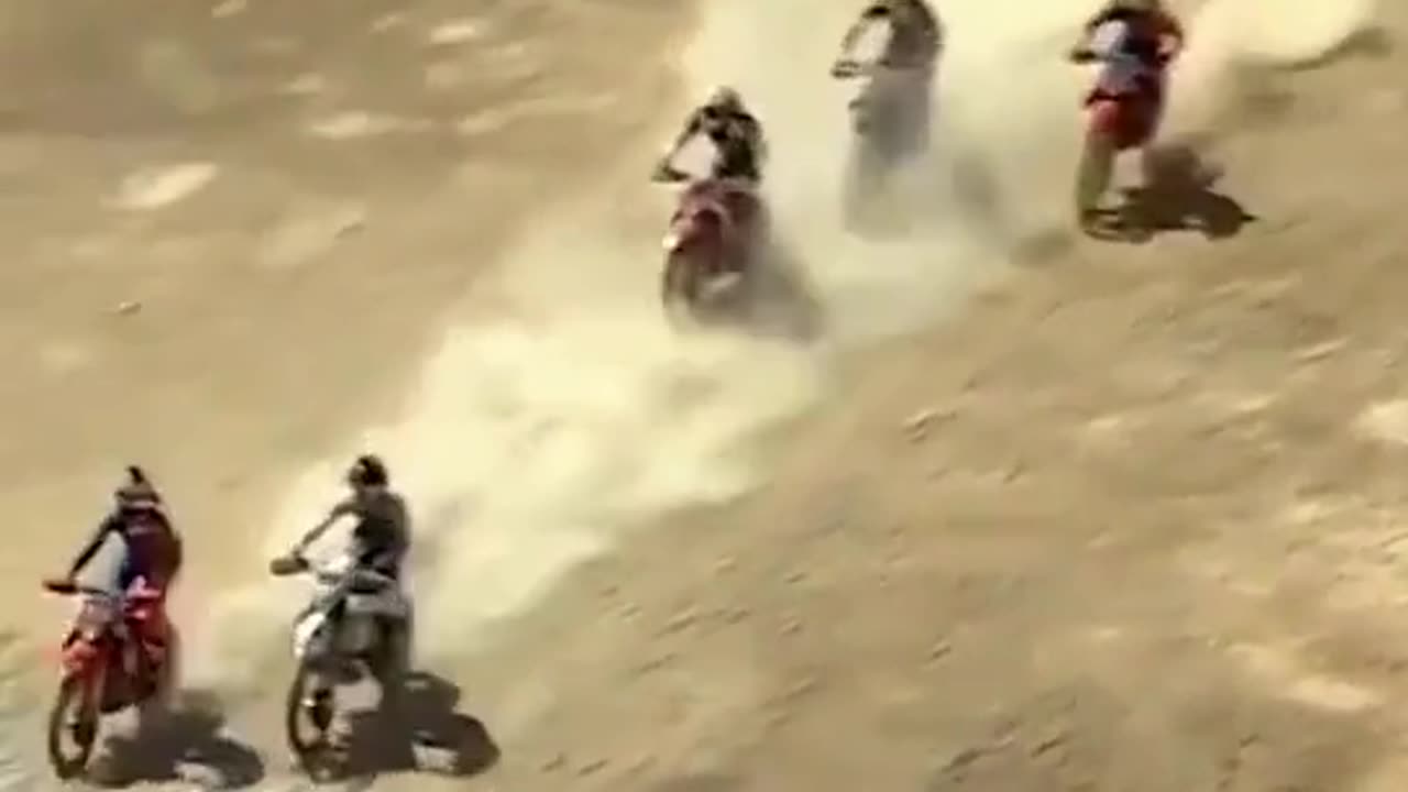 An army of shocking motorcycles