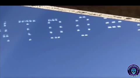 Very strange message in the sky of Germany