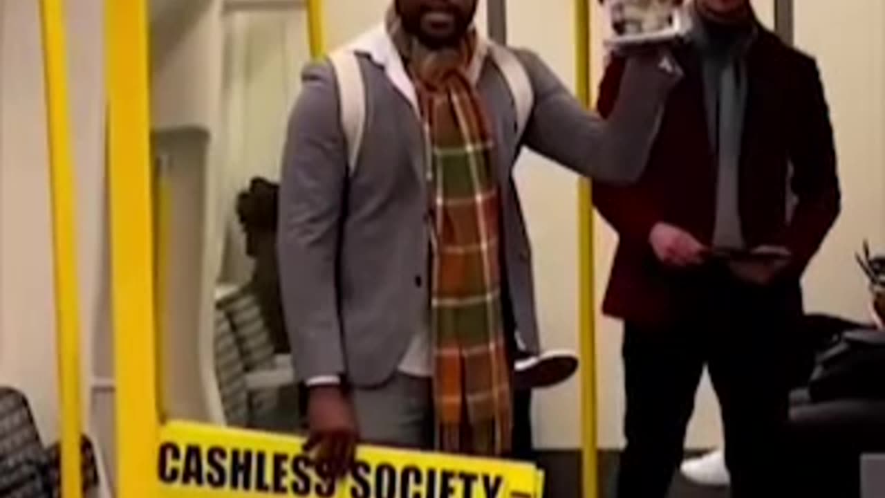 Spreading the word about the looming cashless society!