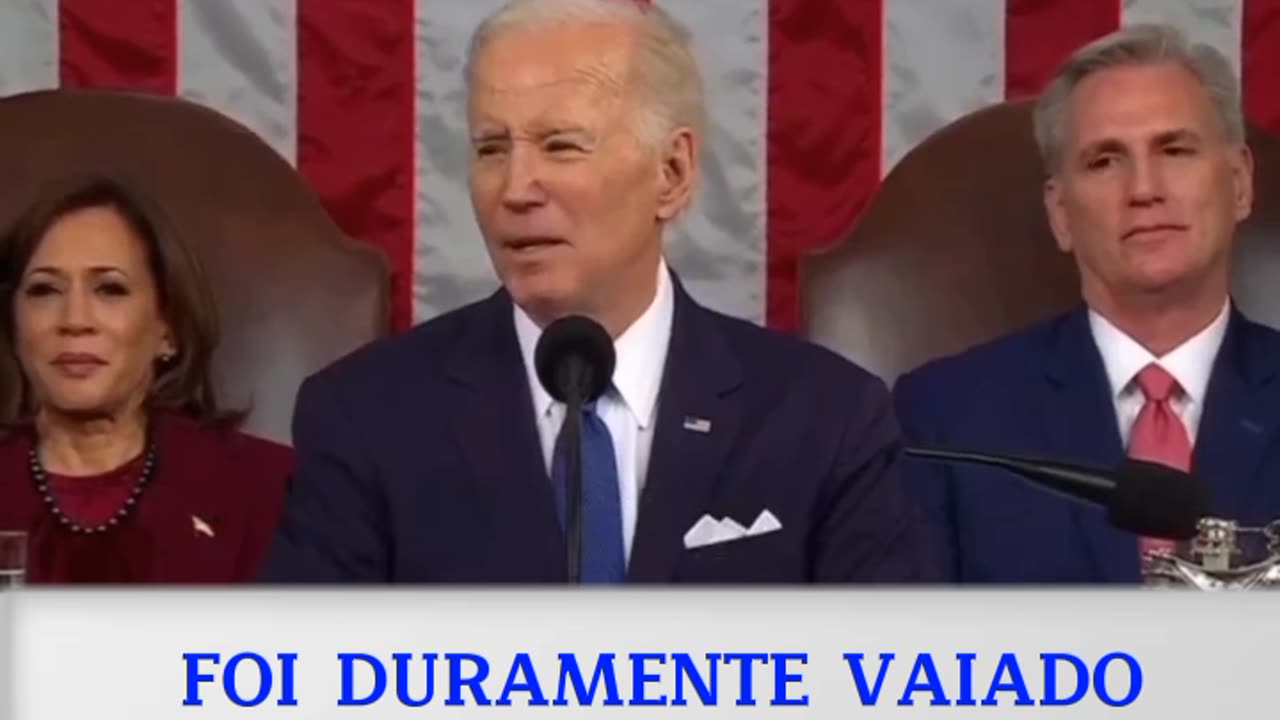 Presidente Dos Estados Unidos Joe Biden Foi Duramente Vaiado Por Deputados