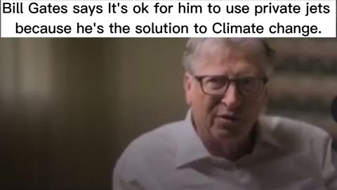 Bill Gates asked about his Climate Change, carbon footprint and private jet travel