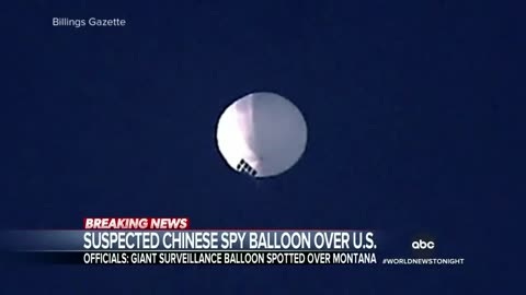 Chinese spy balloon spotted above over US: Officials