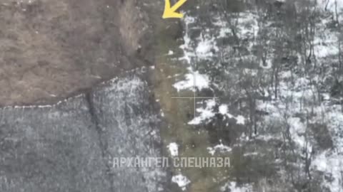 Ukrainian soldiers got hit by a Russian drone