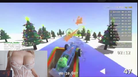 Sexy Zeepkist CRASHING Into an Ice Wall ON PURPOSE