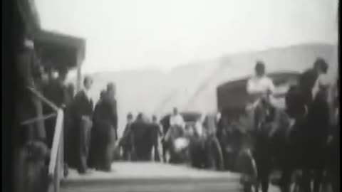 Coaches Arriving at Mammoth Hot Springs