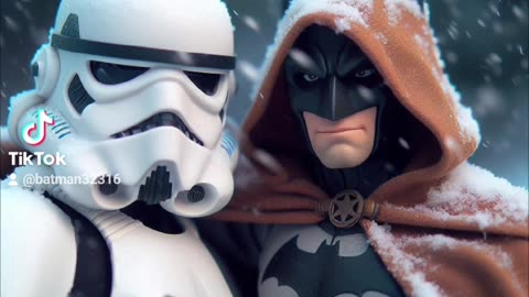 Batman star wars ai art