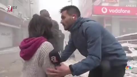 Reporter Seen Saving Live While Reporting in Turkey