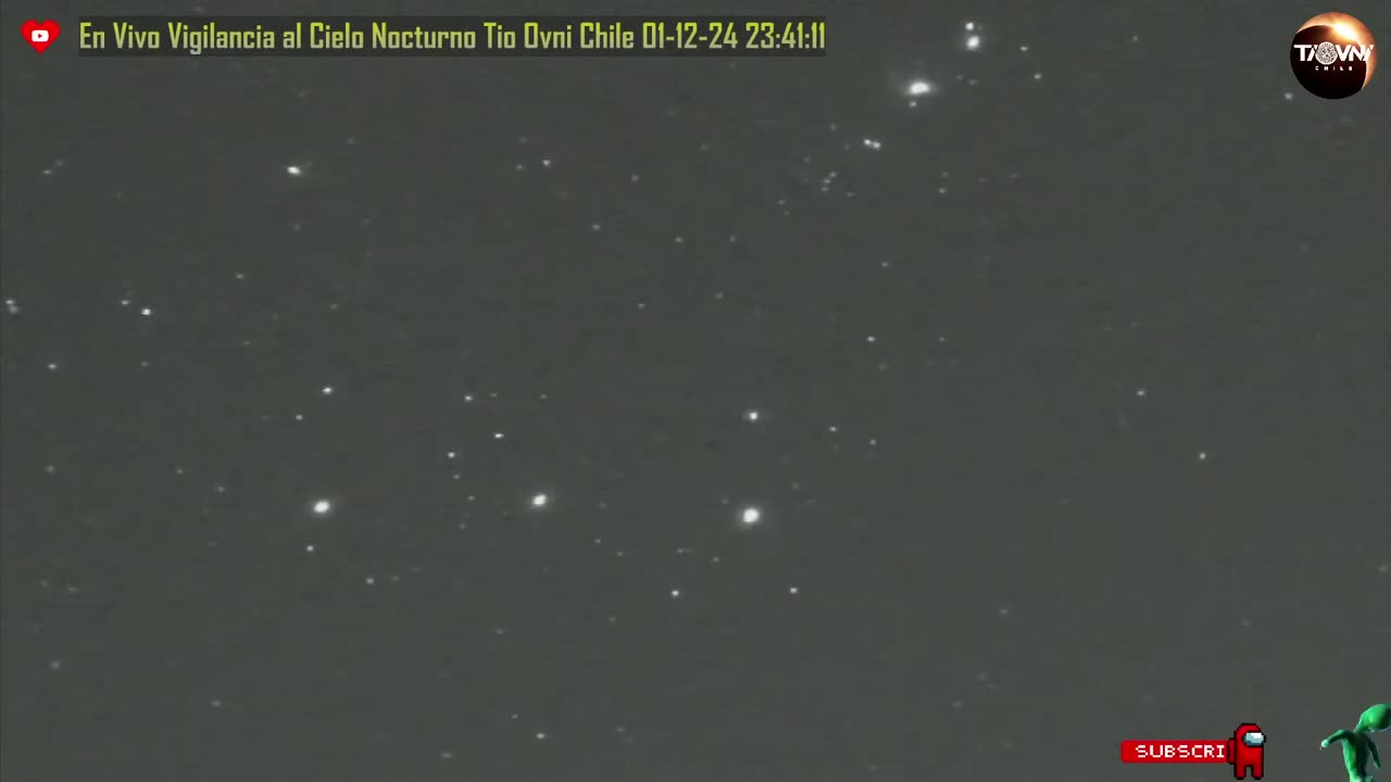 Live Night Sky Surveillance Uncle UFO Chile 01-12-24 UFOs latest news #uap #ufo #ovni