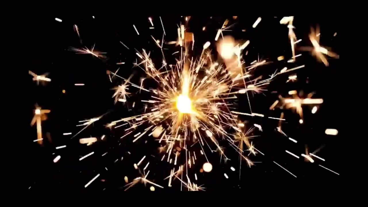 (No Sound) Sparkler Digital Art TV/PC Screensaver Background