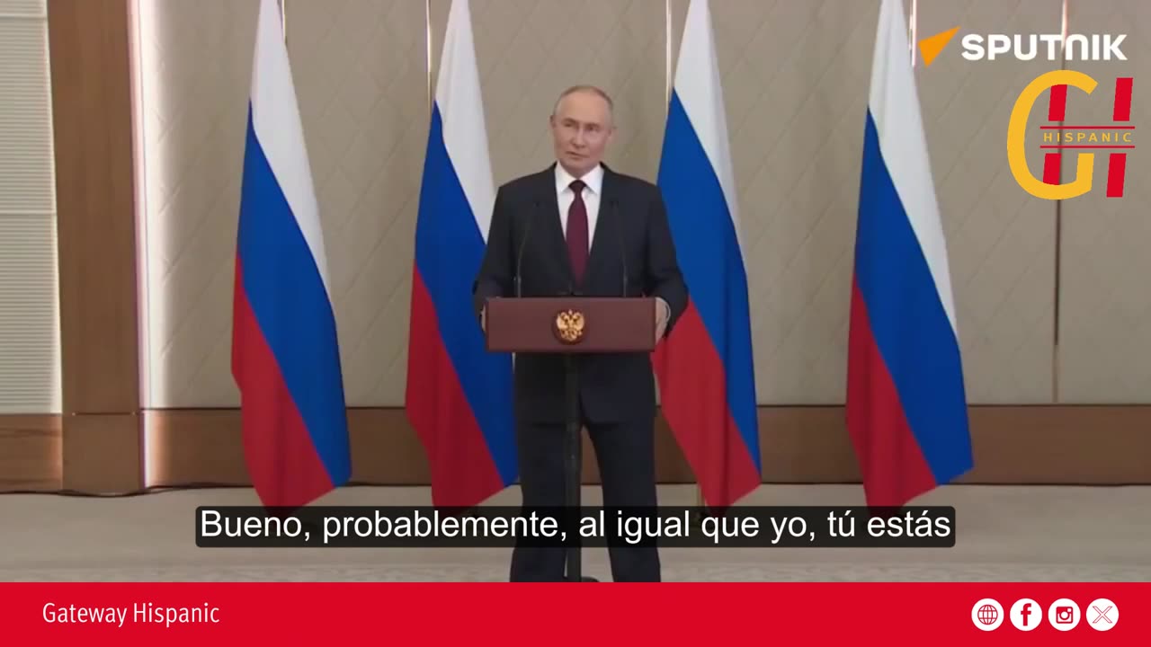 Putin: "President Trump, a smart and experienced person, will find a solution."