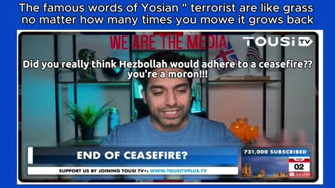 Did you really think Hezbollah would adhere to a cease-fire? you're a moron!!