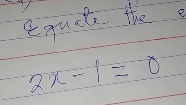 Exponential equation