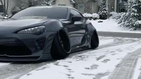 what a car in winter