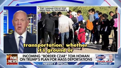 Tom Homan said he will contract out work to help with the Deportation process