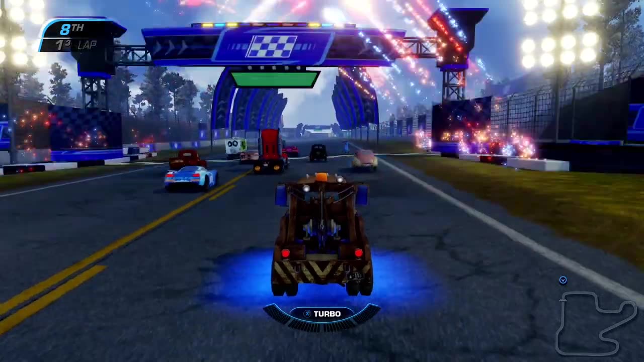 Cars 3: Driven to Win - Fireball Beach Backwoods Rally
