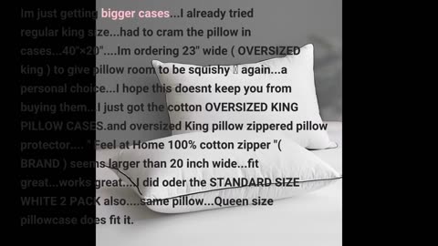 puredown® Premium White Goose Feather and Down #Pillows-Overview