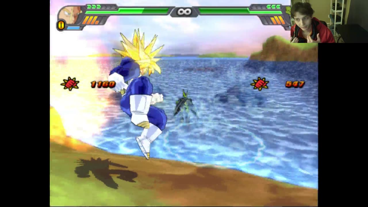 Perfect Cell VS Super Trunks In A Dragon Ball Z Budokai Tenkaichi 3 Battle With Live Commentary