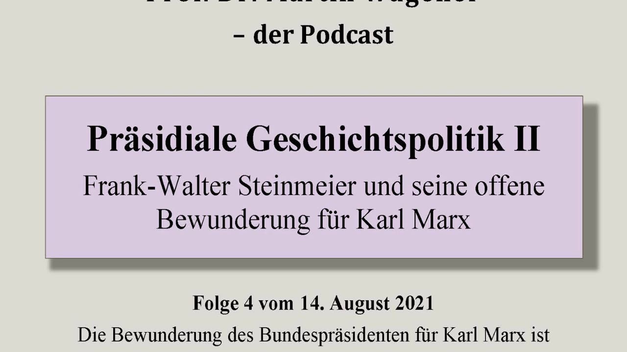 Realistisch Gedacht 5: Präsidiale Geschichtspolitik II