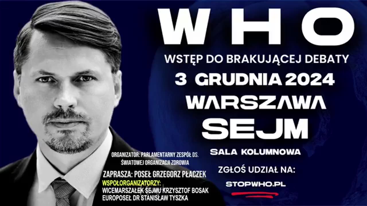 Sejm RP, konferencja pt. „WHO – wstęp do brakującej debaty”.