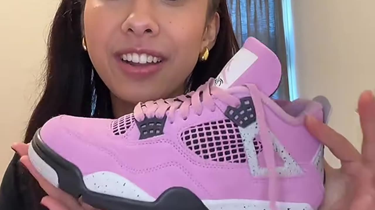 Jordan 4 Retro Orchid Unboxing 💜