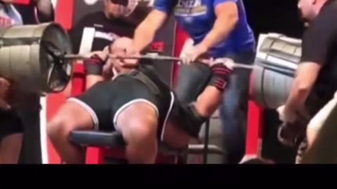 Benchpress PR at its peak