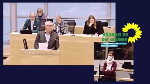 Die Farbe des CO2 deutsches Parlament