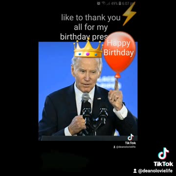 JOE BIDEN birthday party