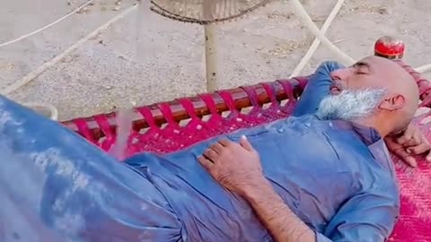 Grandpa's Cool New Invention: The Water-Fan Combo!