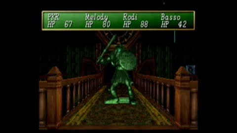 Shining the Holy Ark (Sega Saturn): Time Warrior Boss Fight - 1st Attempt