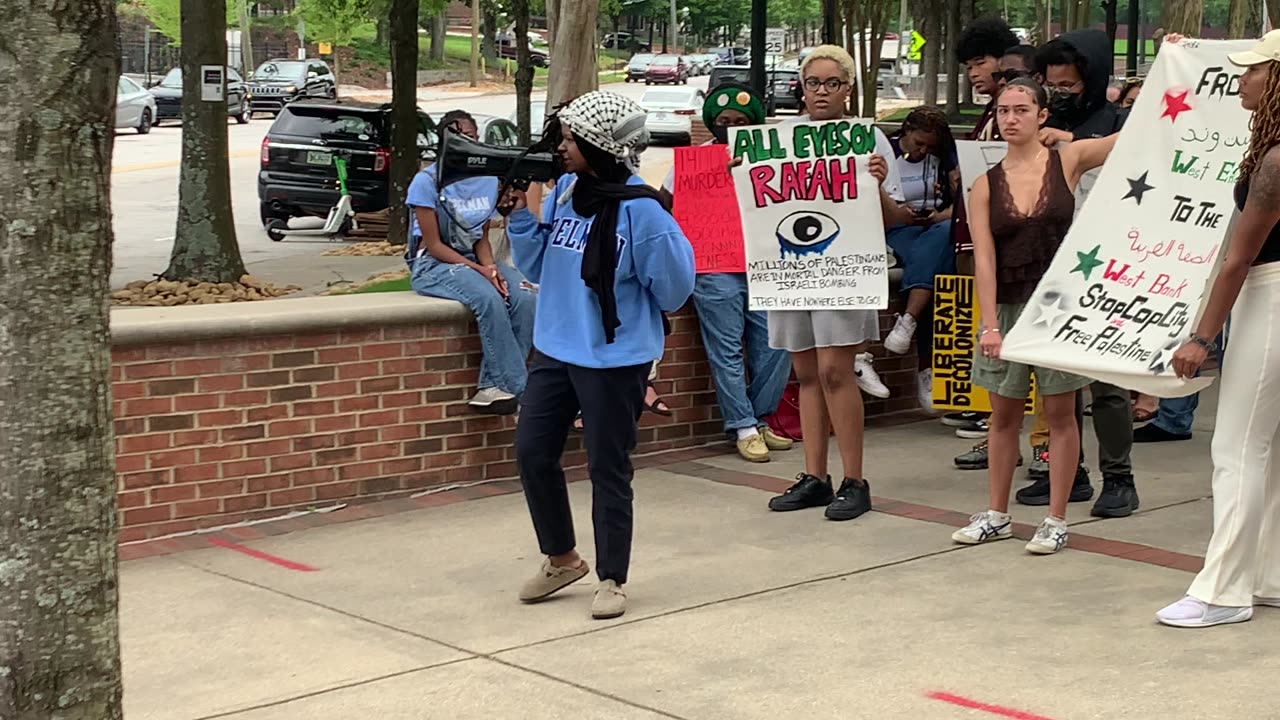 AU Center Palestine protest