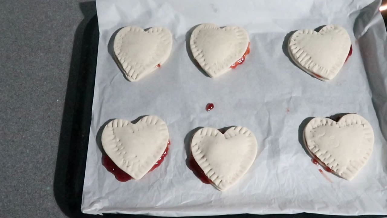 Valentines Day Jam Pastries