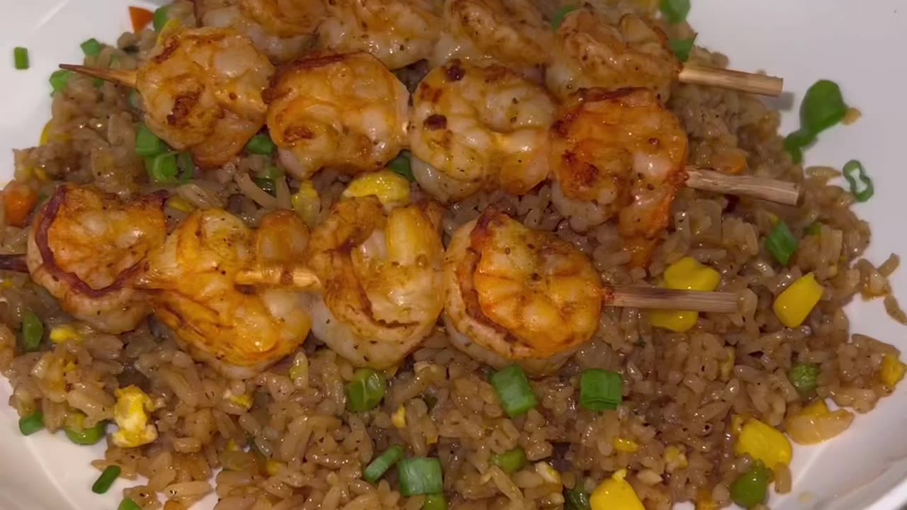 Honey garlic shrimp