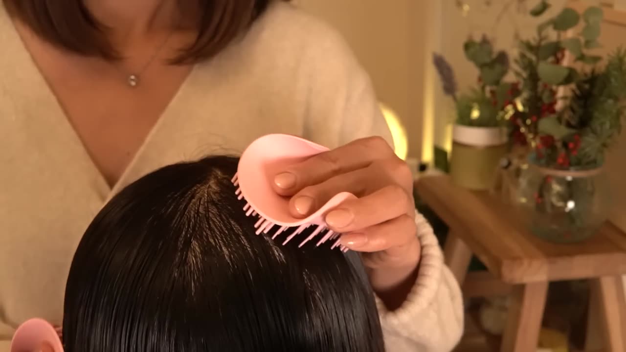 [ASMR] Soothing Scalp Check & Scalp Treatment | No Talking