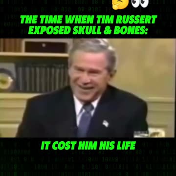 The Time When Tim Russert Exposed Skull & Bones: It cost him his life