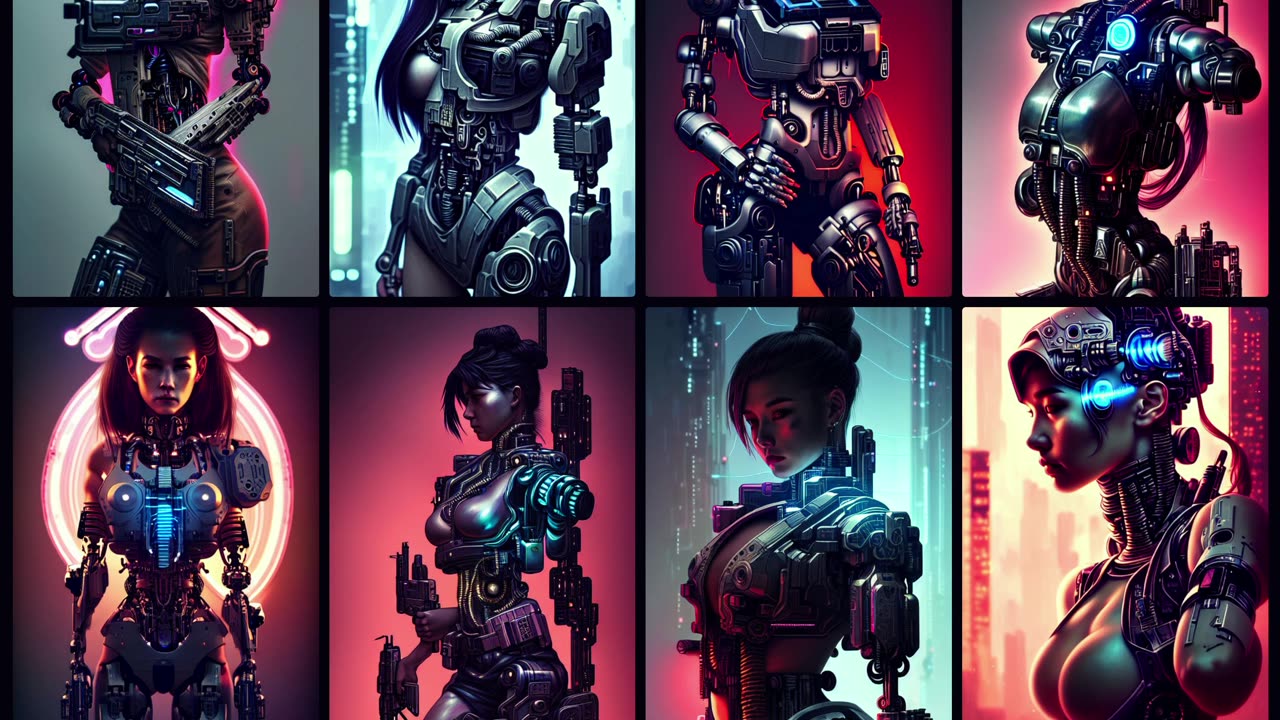 MERCENARY CYBORGIRLS! (Watch in 4K)