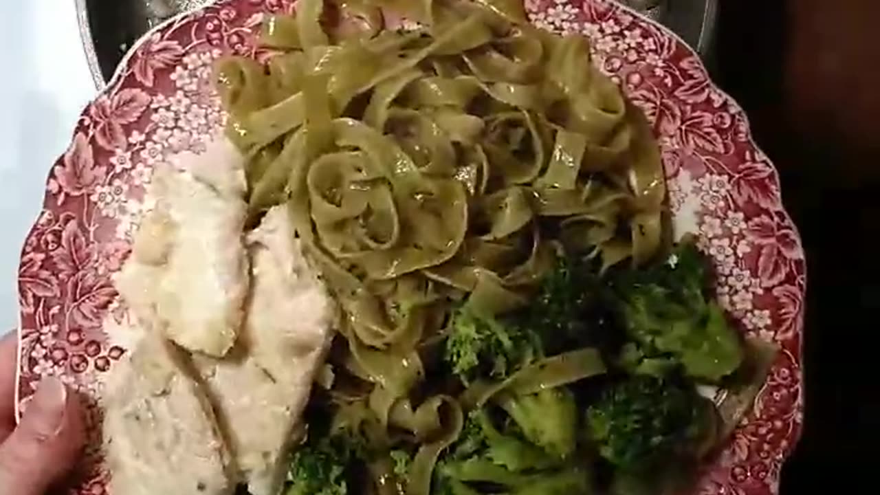 pasta and broccoli for my mother