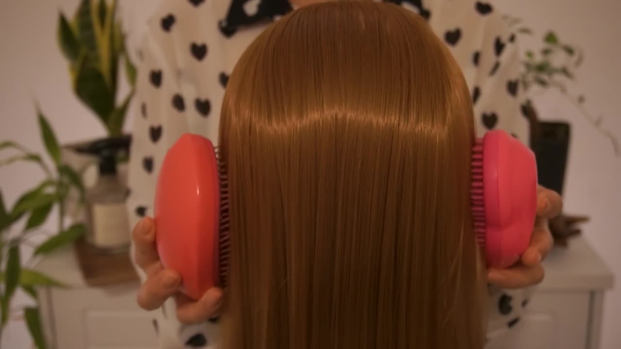 [ASMR] Heal Your Insomnia | Two Tangle Teezers Hair Brushing for Long Hair | SLEEP PILL | No Talking