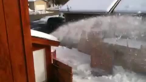 Tahoe Snow Removal with a Holder 9700 Tractor