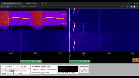 X06 356412 Moscow To Berlin 27/01/2023 0938 UTC 12177kHz