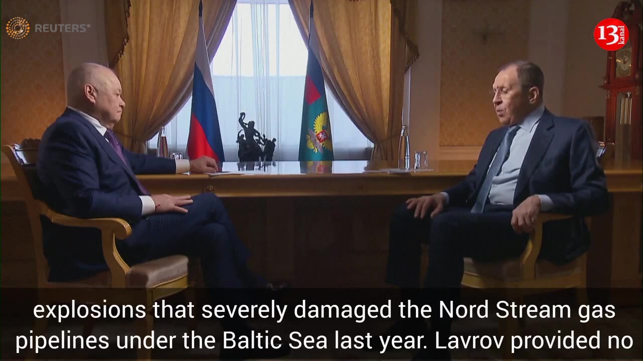 Russia's Lavrov says United States involved in Nord Stream explosions