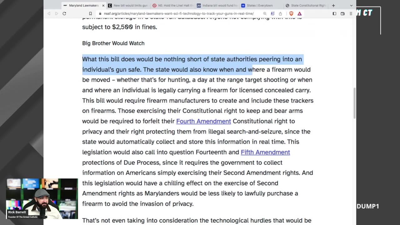 SB Tactical Leads Charge Against ATF Brace Rule | MD Want Sci-Fi Tech To Track Guns | DMD 2.10.23