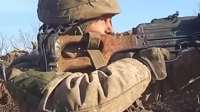 Ukrainian soldier and the defense of Bakhmut